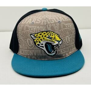 Jacksonville Jaguars NFL New Era Adjustable SnapBack Beige Vintage Collection